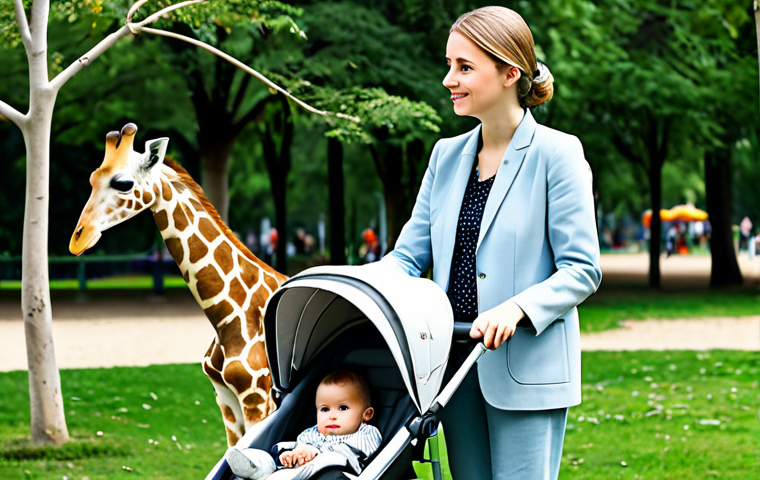 소피루비 어린이 심리와 연관 - "A baby happily playing with a Sophie la girafe toy on a colorful playmat, surrounded by other age-a...