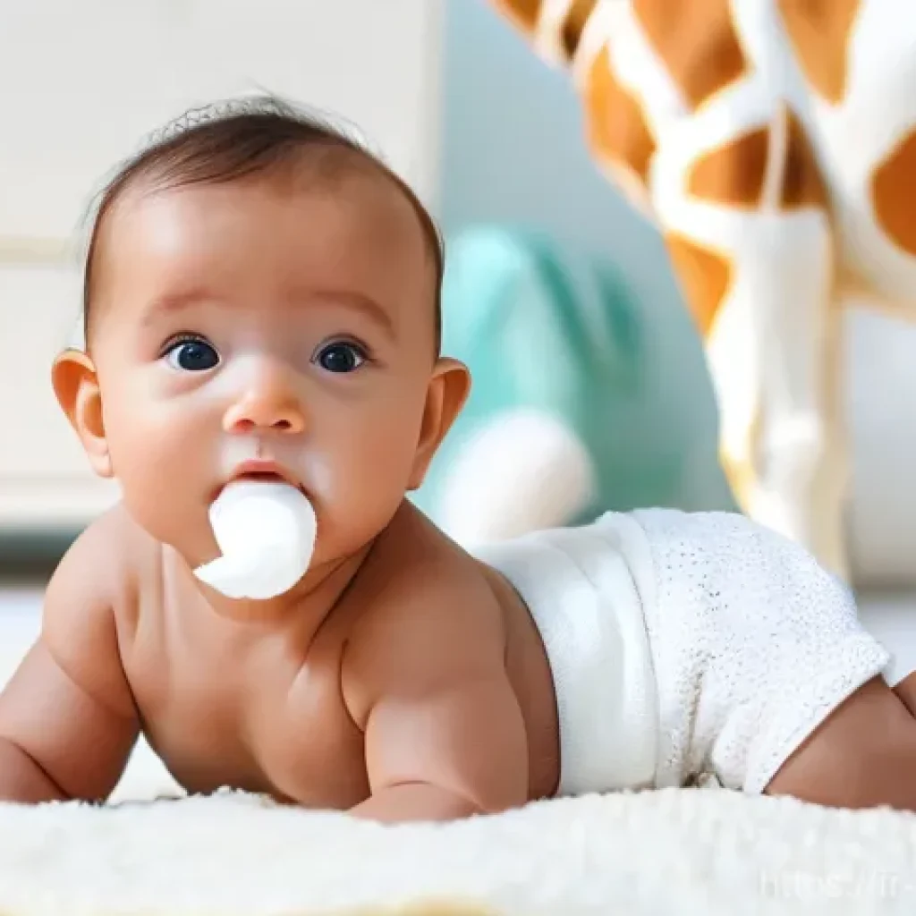 소피루비 상징적인 요소 - **Prompt 1: Sensory Discovery with Sophie la Girafe**
    "A joyful, curious baby, approximately 6-9...