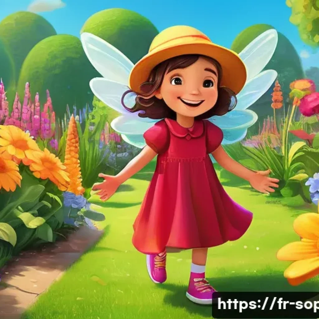 소피루비 이야기책 리뷰 - **Prompt 1: Sophie Ruby and the Mischievous Imp**
"A whimsical illustration featuring a cheerful...