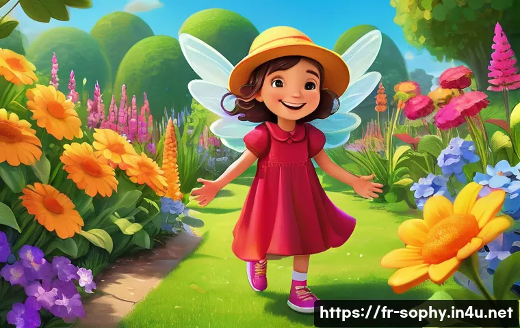 소피루비 이야기책 리뷰 - **Prompt 1: Sophie Ruby and the Mischievous Imp**
    "A whimsical illustration featuring a cheerful...